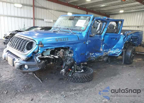 2024 Jeep Gladiator Willys from USA, damaged, VIN 1C6HJTAG7RL102878